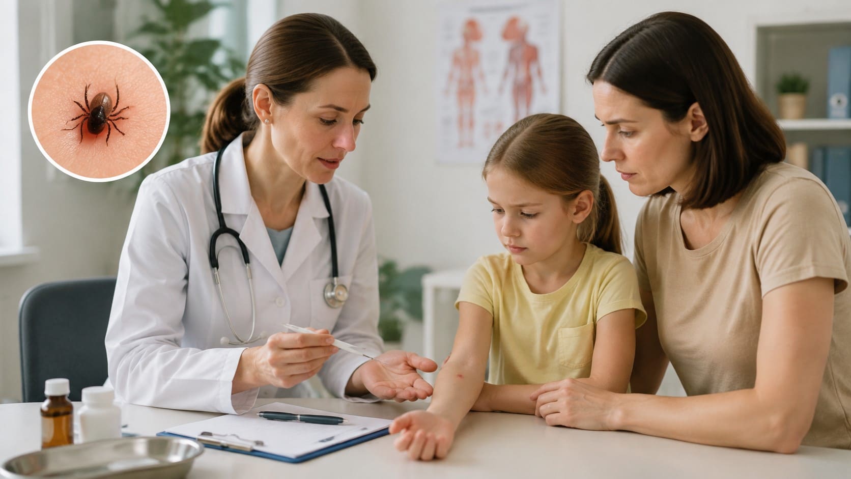 Что делать, если укусил клещ - фото